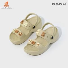 Dép sandal sục đế bằng Nữ Nanu Aqua W24