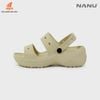 Dép sandal sục đế bằng Nữ Nanu Aqua W24