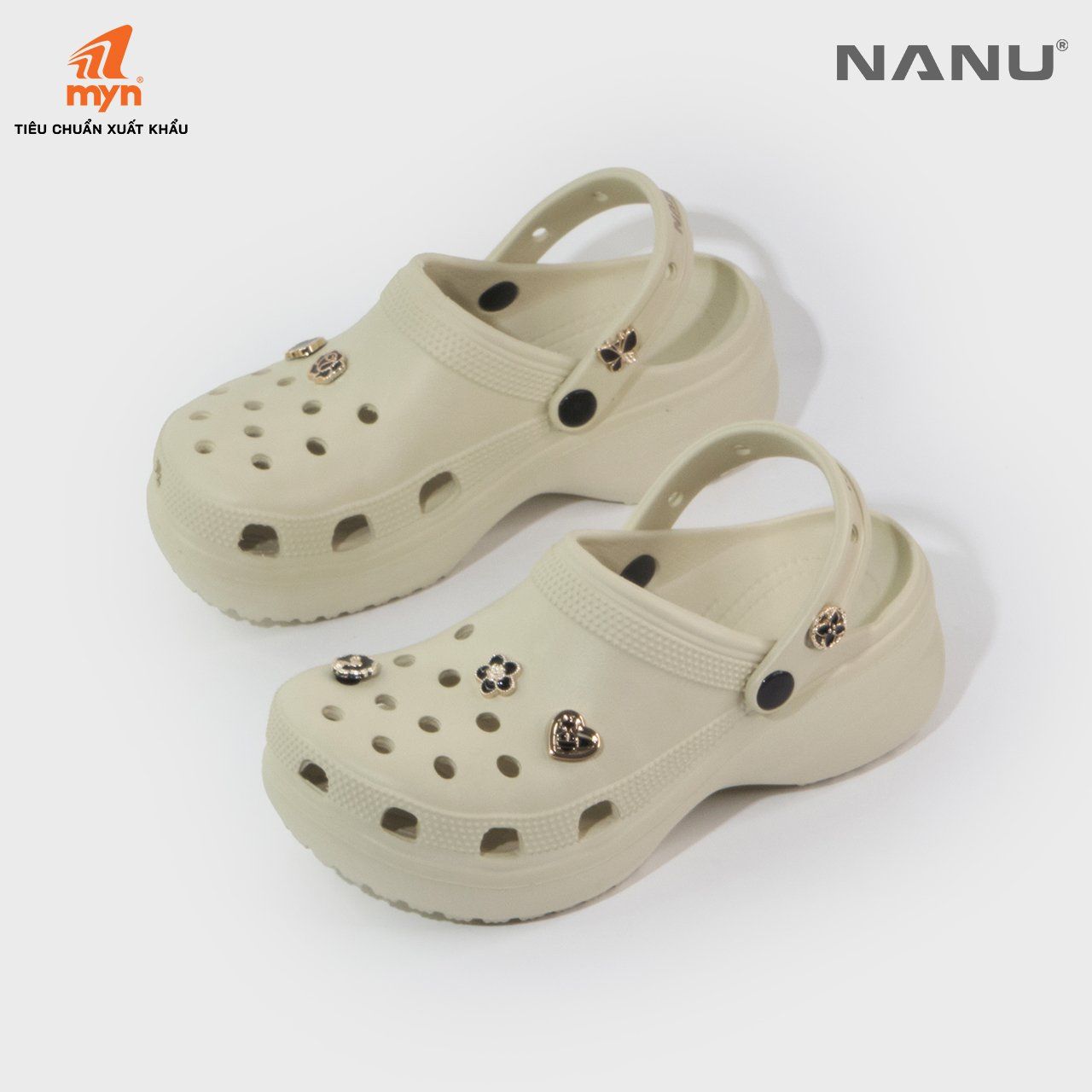 Dép sandal sục đế cao Nữ Nanu Aqua W25