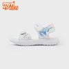 A Giày Sandal Trẻ em cho bé gái 2 quai dán Kento 3638-23 Trắng