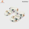 Dép sục Nữ đế chunky Nanu Aqua W11 Butterfly