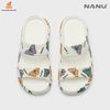 Dép sục Nữ đế chunky Nanu Aqua W11 Butterfly