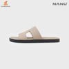 Dép da nam Nanu Thiết kế Tối giản MM19