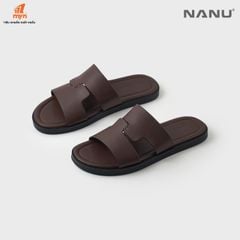 Dép da nam Nanu Thiết kế Tối giản MM19