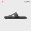 Dép da nam Nanu Thiết kế Tối giản MM19
