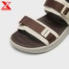 Giày Sandal Nam nữ ZX 2714 quai ngang Streetstyle màu Coffee Cream