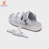 Giày Sandal ZX Unisex 3823 Light Grey 3 quai - Unisex