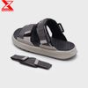 Sandal Nam Nữ quai ngang đế bệt ZX META 2822  Black White và All Black