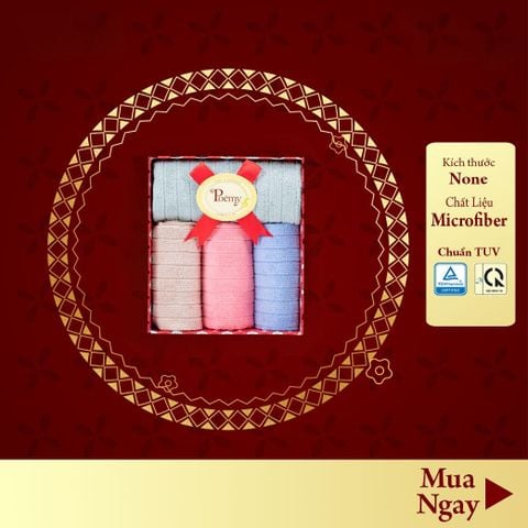 Hộp quà tặng khăn Poêmy - Set PHÚ QUÝ
