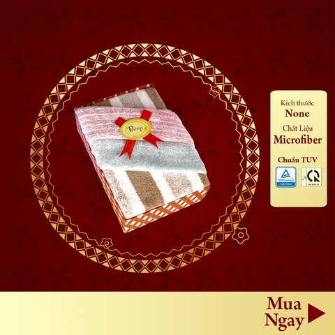 Hộp quà tặng khăn Poêmy - Set Tài Lộc