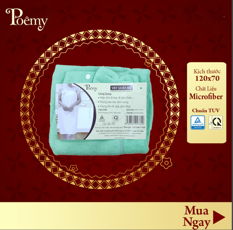 Váy quây spa Poêmy Light 70*120 cm