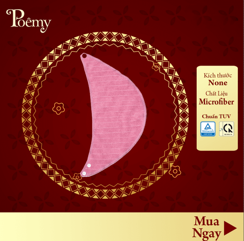 Yếm cúc Poemy -Poêmy cho bé từ 0-18 tháng