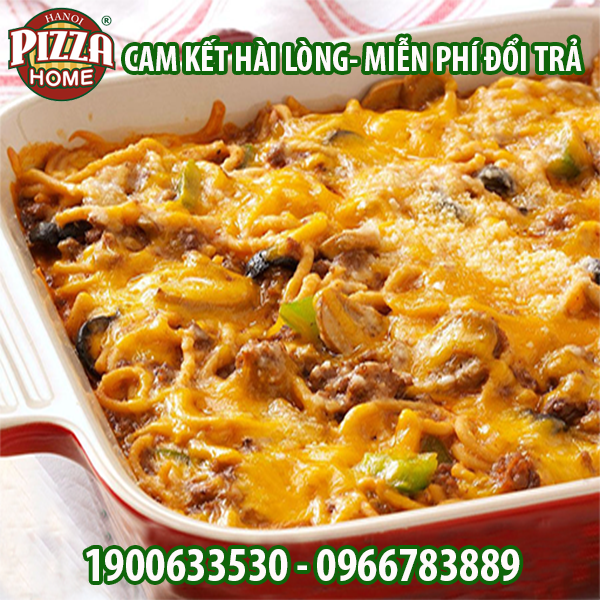  Spaghetti bỏ lò - Gà sốt kem 