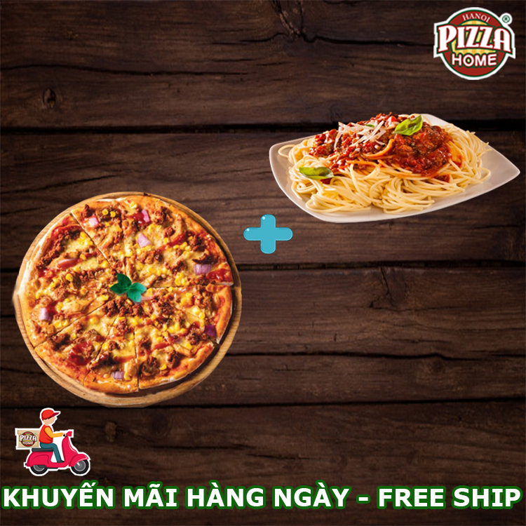  Mua Pizza bất kì tặng Spaghetti bất kì 