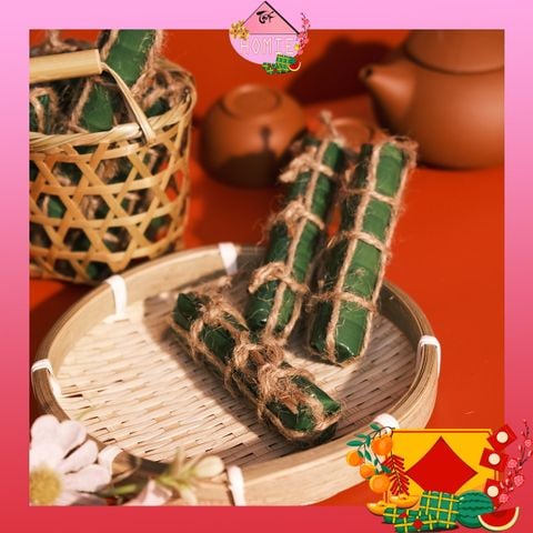 Bánh chưng bánh Tét siêu mini decor Tết Việt độc đáo