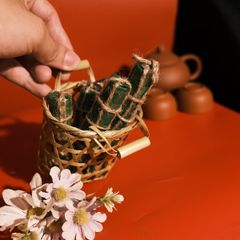 Bánh chưng bánh Tét siêu mini decor Tết Việt độc đáo