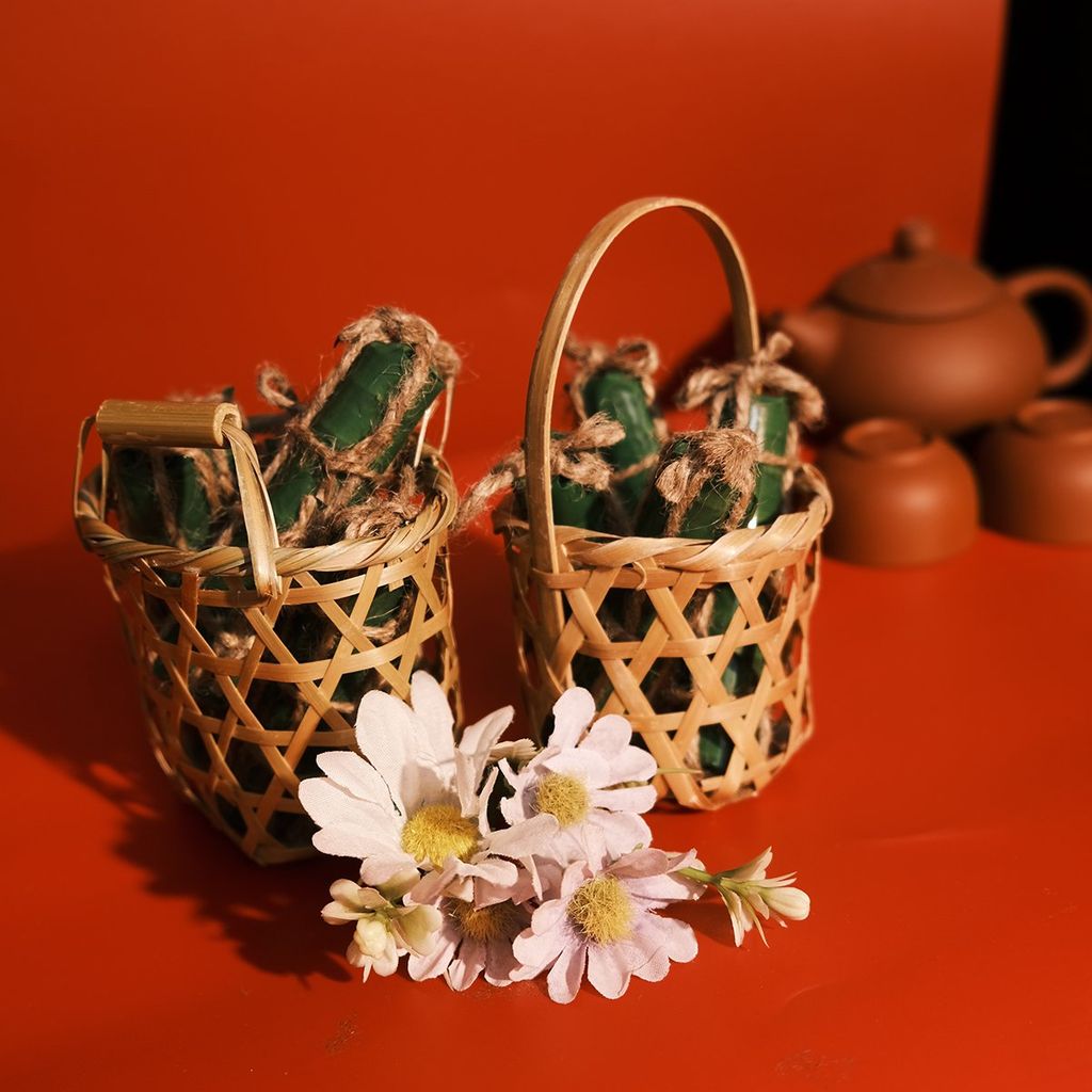 Bánh chưng bánh Tét siêu mini decor Tết Việt độc đáo