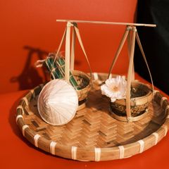 Bánh chưng bánh Tét siêu mini decor Tết Việt độc đáo