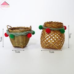 Chậu cần xế mini 7x7cm trang trí Pom độc đáo