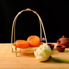 Kệ mây tre đan trang trí tiệc đa năng
