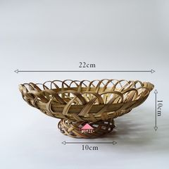 Đế tre đựng trái cây trang trí đa năng
