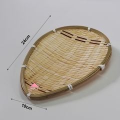 Mẹt tre họa tiết phong cách Nhật Bản trang trí đồ đa năng