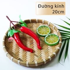 Mẹt tre hun khói phụ kiện nhà bếp trang trí tiệc cưới mâm trái cây đựng đồ cúng đa năng