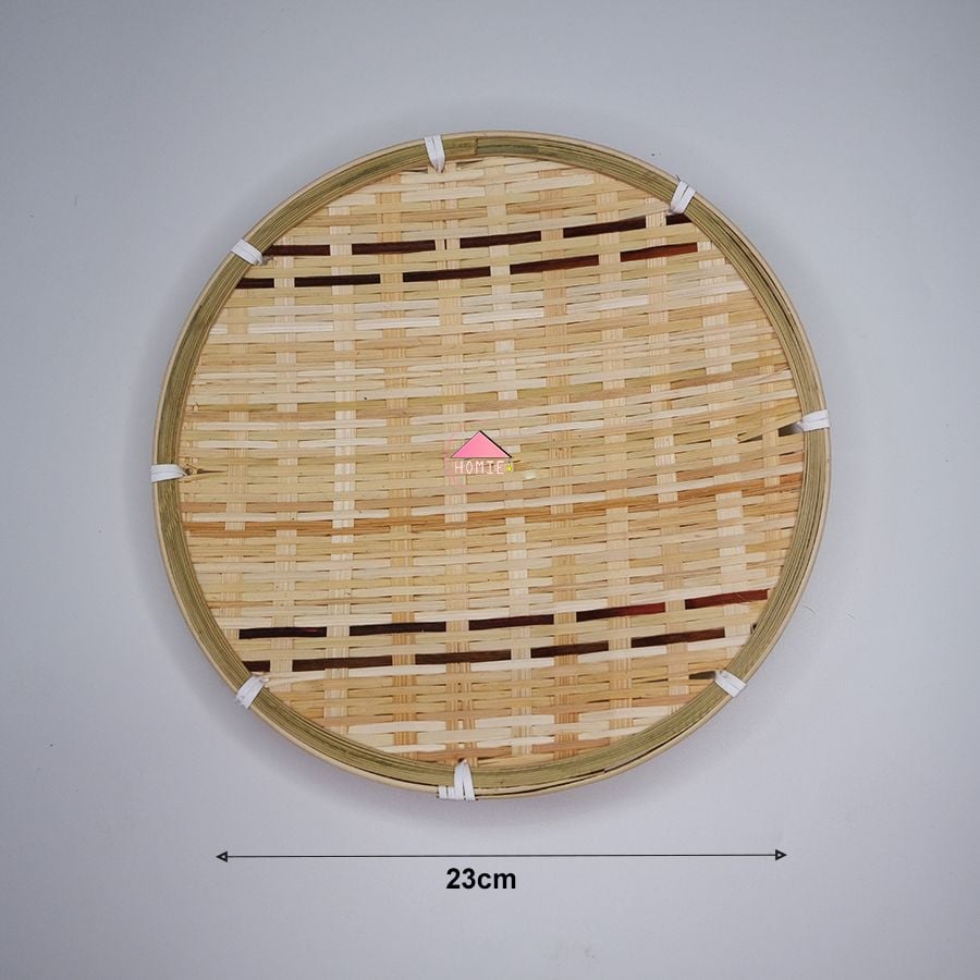Mẹt tre họa tiết phong cách Nhật Bản trang trí đồ đa năng