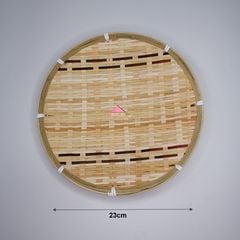 Mẹt tre họa tiết phong cách Nhật Bản trang trí đồ đa năng