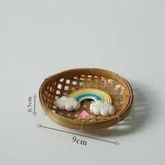 Sàng gạo đựng hạt trang trí bàn ăn