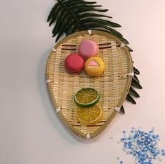 Mẹt tre họa tiết phong cách Nhật Bản trang trí đồ đa năng