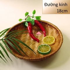 Mẹt tre nâu trang trí sang trọng