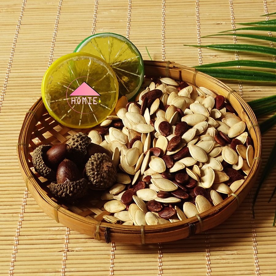 Sàng gạo đựng hạt trang trí bàn ăn