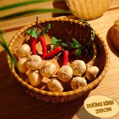 [Size lớn] Thúng tre đan dày trang trí đựng trái cây, gạo đồ dùng nhà bếp đa năng