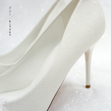  Giày cưới Kiyoko hoa Sankayou gót nhọn 9cm 