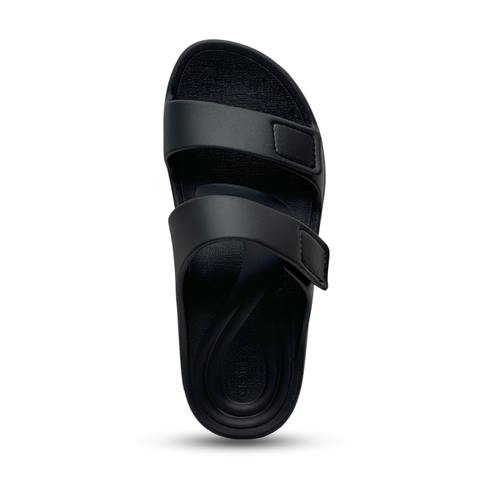  Dép quai ngang sức khỏe nữ Aetrex Kaia Black 