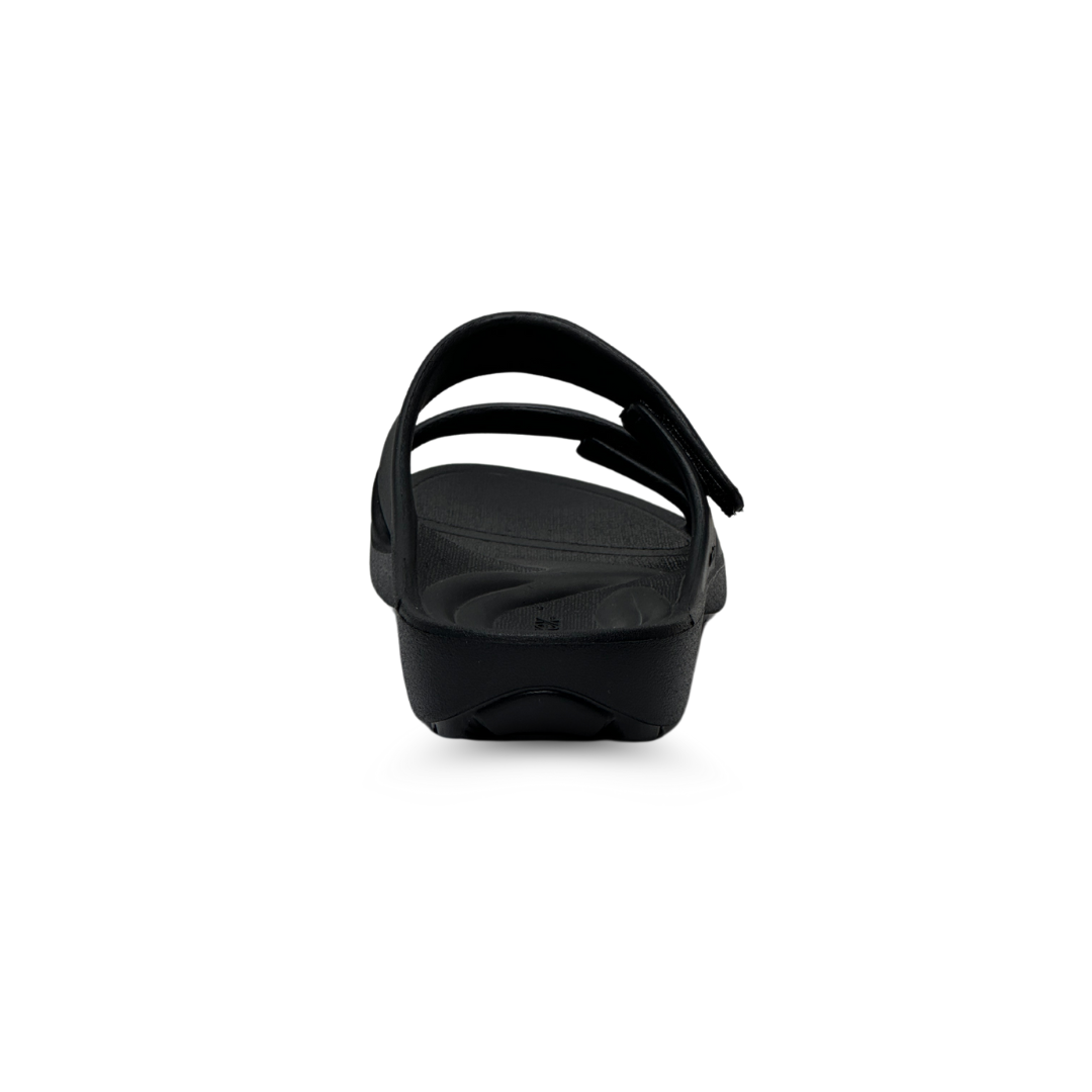  Dép quai ngang sức khỏe nữ Aetrex Kaia Black 