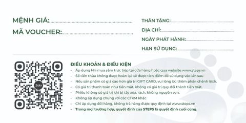  STEPS GIFT CARD - Mệnh Giá 300.000VNĐ 