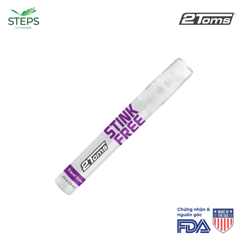  2Toms StinkFree Chai Du Lịch - Xịt Khử Mùi Hôi Giày & Phụ Kiện 