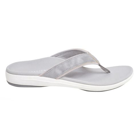  Dép xỏ ngón sức khỏe nữ Revitalign Yumi Metallic Grey 