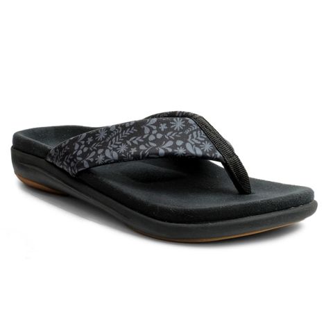  Dép xỏ ngón sức khỏe nữ Revitaligh Euphoria Black 