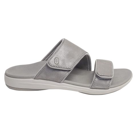  Dép quai ngang sức khỏe nữ Revitalign Kholo Nuevo Grey 