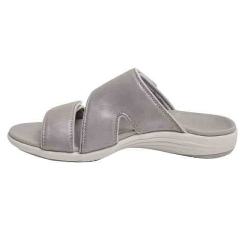  Dép quai ngang sức khỏe nữ Revitalign Kholo Nuevo Grey 