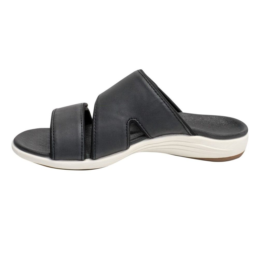  Dép quai ngang sức khỏe nữ Revitalign Kholo Nuevo Black 