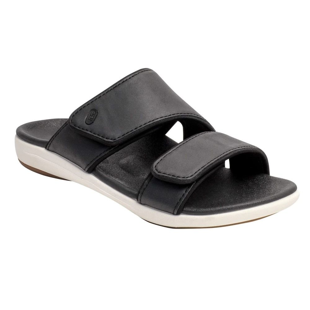  Dép quai ngang sức khỏe nữ Revitalign Kholo Nuevo Black 