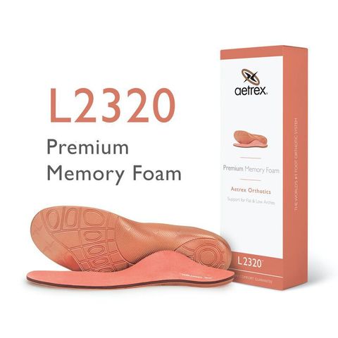  Lót giày sức khỏe nữ Aetrex Premium Memory Foam Posted Heel 