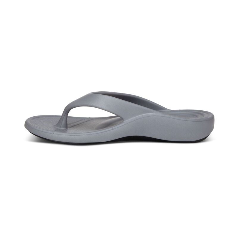  Dép xỏ ngón sức khỏe nữ Aetrex Maui Grey 