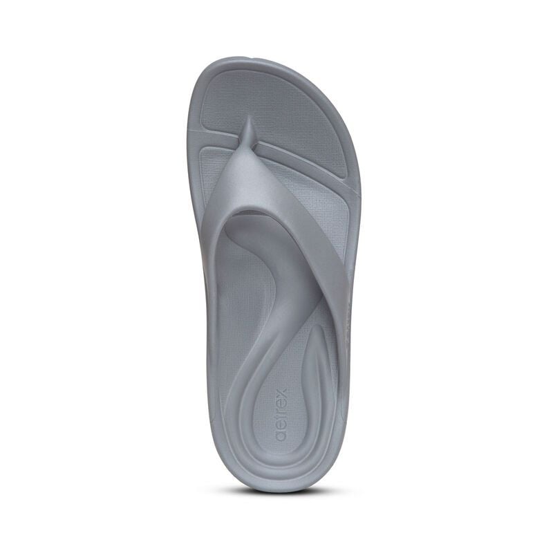  Dép xỏ ngón sức khỏe nữ Aetrex Maui Grey 