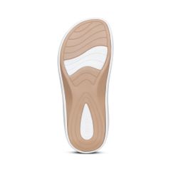  Giày Sandal sức khoẻ nữ Aetrex Jillian Sport White 