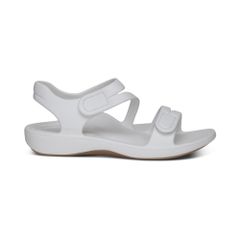  Giày Sandal sức khoẻ nữ Aetrex Jillian Sport White 